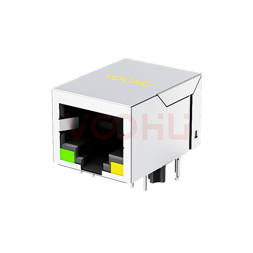 SYT111Q303BA2A1DFL TAB-DOWN 1X1 1000BASE LED（G/Y）Lightning Protection RJ45