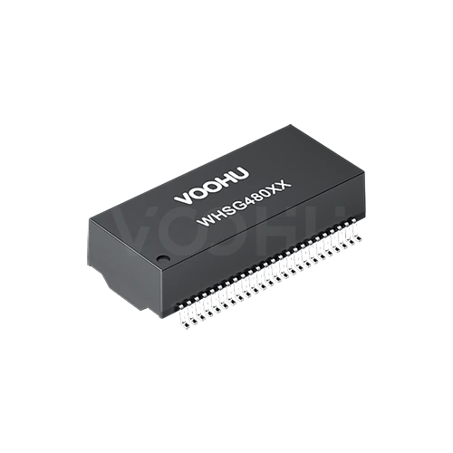 WHSG48001ATG Dual Ports SMD Gigabit Base-T PIN48 PoE Lan Transformer