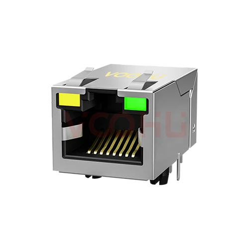SYT311Q032DB1A4DHDBN  1X1 1000BASE LED (Y/G) Tab UP 90&deg;