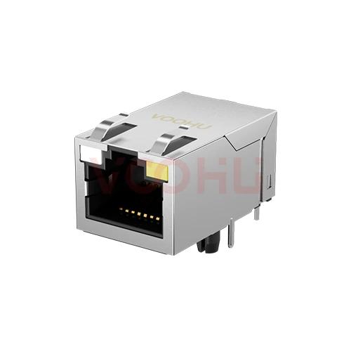 SYT311B478DF5A4DDBHN  90&deg; side insertion 1*1 Tab UP  100BASE LED GO/Y DIP RJ45