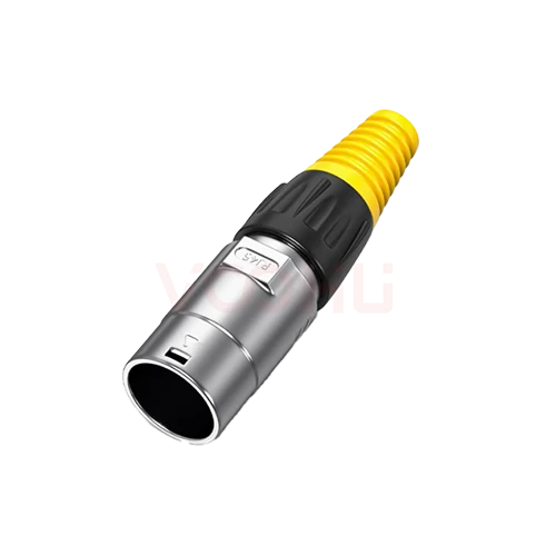 WHKNZ01000FS Rated voltage 125V AC Industrial temperature -25℃～+85℃  Canon Ethernet plug