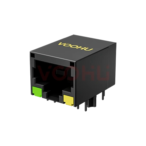SYT111B624JB2A1DDJP  90&deg;  1*1  TAB-DOWN  10/100BASE LED G/Y DIP RJ45