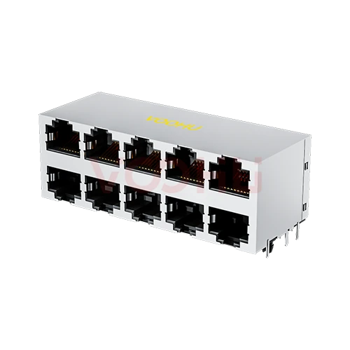 SYT59212588GWA1DY1E022Short body  90&deg;  RJ45 5921 2*5 8P8C  NO LED  DIP  RJ45