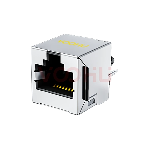 SYT5228E1118GWA1DB4078 180&deg; vertical 1*1 Tab UP NO LED DIP RJ45