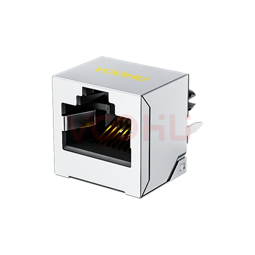 SYT52F1188GWA1DB4134  180&deg; vertical  1*1 Tab UP NO LED DIP  RJ45