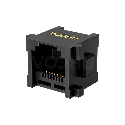 SYT52251188IWA1DY1095 180&deg; vertical 1*1 Tab UP NO LED DIP RJ45
