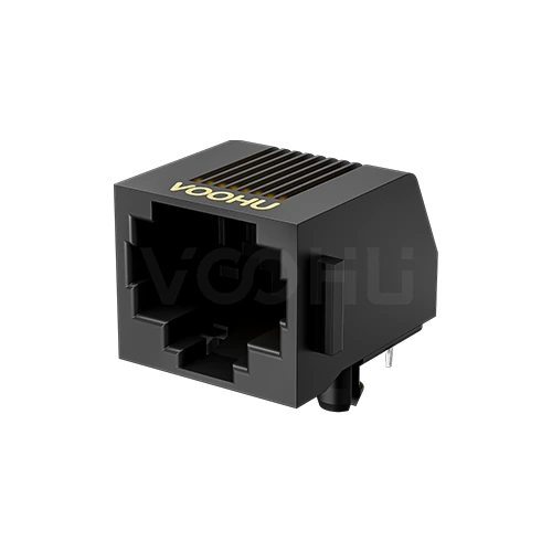 SYT5722E1188IWA1DB4 90&deg; side insertion 1*1 Tab Down NO LED  DIP RJ45