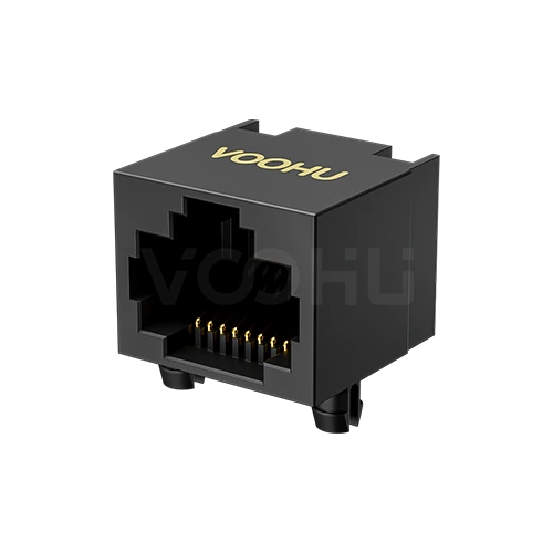 SYT561188IWA1DY128 90&deg; side insertion 1*1 Tab UP  NO LED DIP RJ45