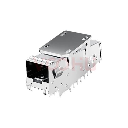 WH391Y119D0S02 25G 1X1 Solder (11&deg;) SFP28 Fiber Cage
