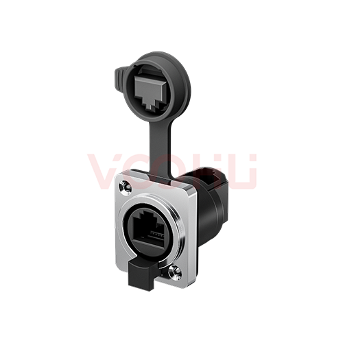 WHKNZ6390 RJ45/90 degree pass-through Canon Self - locking Series