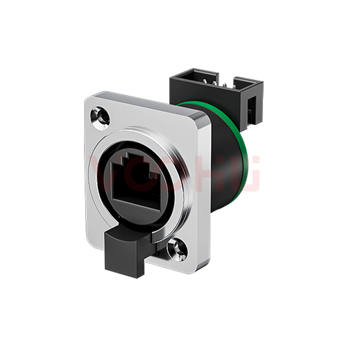 WHKNZ63N9080001051AB33 RJ45/90 degree pass-through Canon Self - locking Series