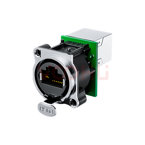 WHA80001051AB33ZT RJ45/180 degree pass-through Canon Self - locking Series
