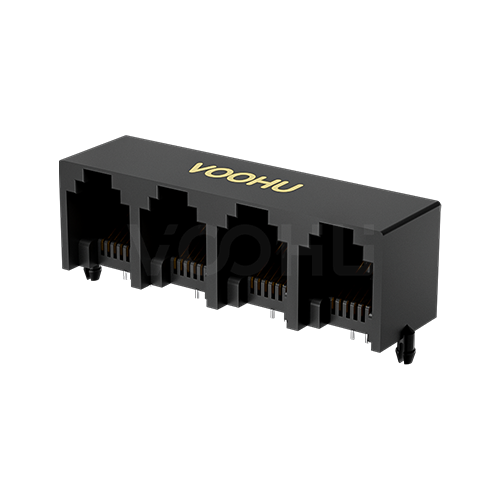 SYT55211466IWA1DY1017 1*4 6P6C 90&deg; Tab Up  NO LED  RJ11