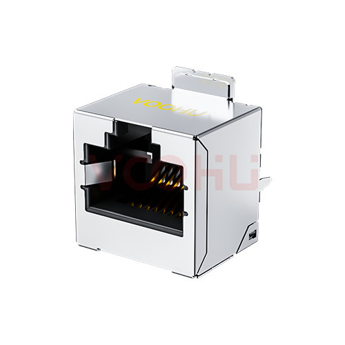 SYT52D1188GWA6SB1T2ML475 180&deg;   1*1  8P8C Tab UP SMD RJ45