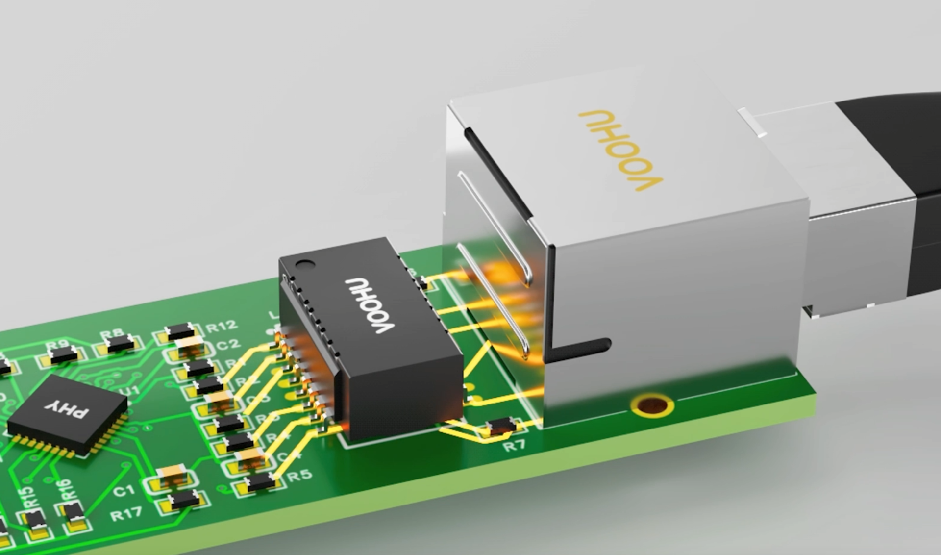 Lan Transformer: VOOHU WHSM24P02N0 as Replacement for Pulse H7008NL