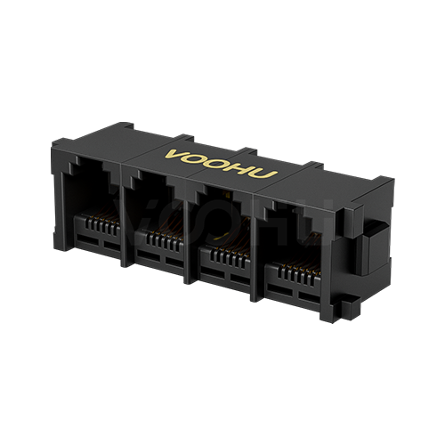 SYT52251466IWA1DY1057 11*4 6P6C 180&deg; Tab Up  NO LED  RJ11