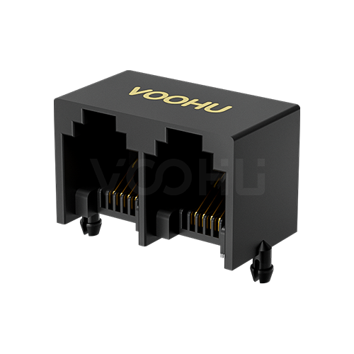 SYT55211264IWA1DY1017 1*2 6P4C 90&deg; Tab Up  NO LED  RJ11