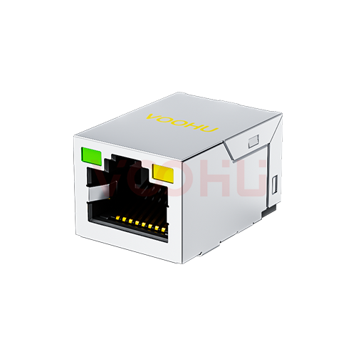 SYT911B202AA2W4S057 90&deg;  1*1  Tab Up  LED G/Y 10/100BASE SMT RJ45 Connector