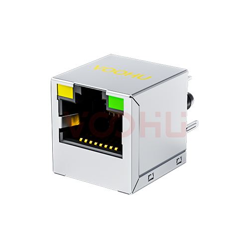 SYT5A11B035AC1A8D 180&deg; vertical 1*1  Tab UP Y/G  100BASE DIP RJ45