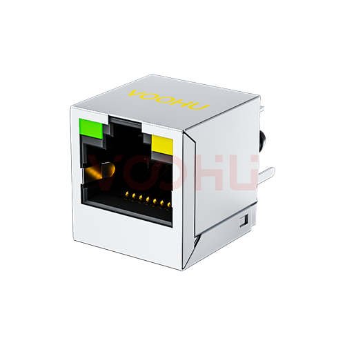 SYT52241188AC2A3DY1027 180&deg; vertical  1*1 Tab UP  LED G/Y DIP  RJ45