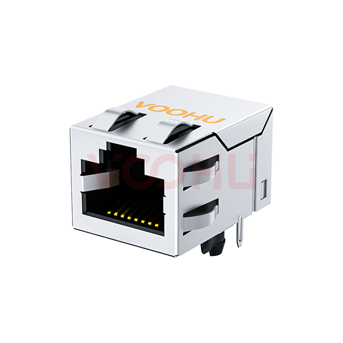 SYT211B035HWA4D  90&deg; side insertion  1*1 Tab UP DIP RJ45
