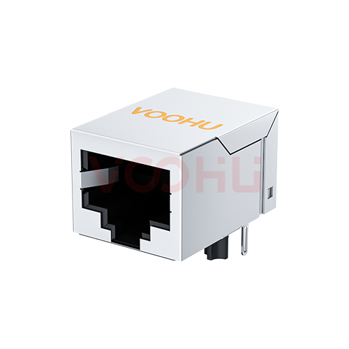 SYT1A11B048GWA1D  90&deg; side insertion 1*1 Tab Down 10/100M DIP RJ45