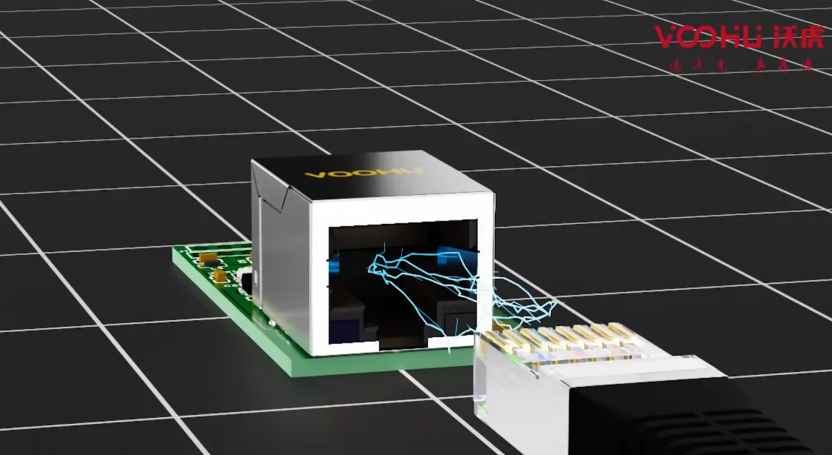 RJ45 Integrated Magnetics Connector: VOOHU SYT-320DNL as a Replacement for HanRun HR911130A