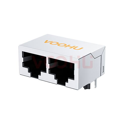 SYT112B035GWA1DB  90&deg; side insertion  1*2  Tab DOWN  DIP RJ45
