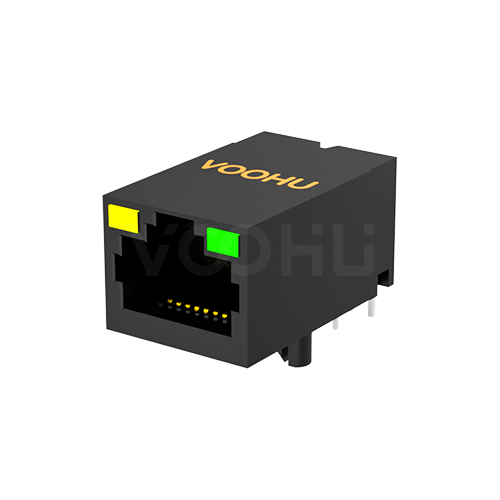 SYT311B002JB1A4DMZN  90&deg; side insertion  1*1 Tab UP  Y/G 10/100M DIP RJ45