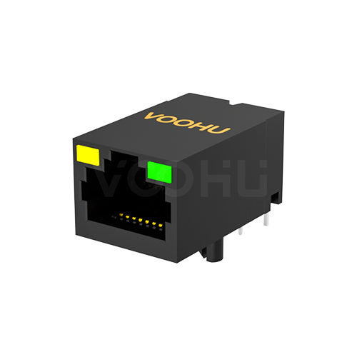 SYT311B002JB1A4DN  90&deg; side insertion  1*1 Tab UP  Y/G 10/100M DIP RJ45