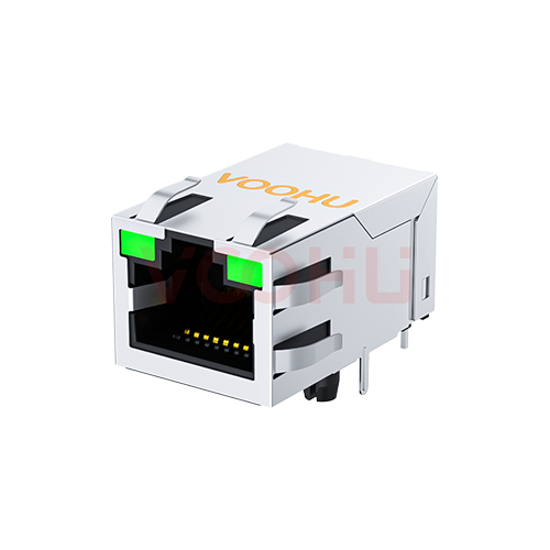 SYT311B019DB3A4DPN  90&deg; side insertion  1*1 Tab UP  G/G 10/100M POE 350mA DIP RJ45