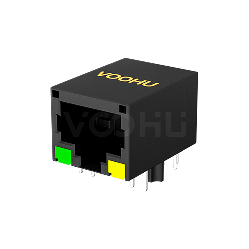 SYT111B178JB2A1DDJP 90&deg; side entry 1*1 opening downward 10/100BASE G/Y DIP RJ45