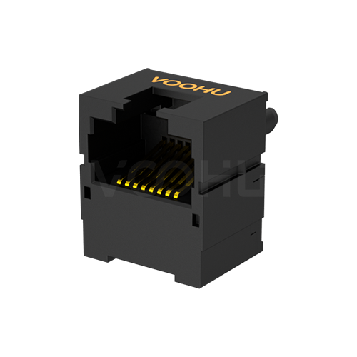 SYT511B035IWA4D12  180&deg;  1*1  Tab Up DIP RJ45