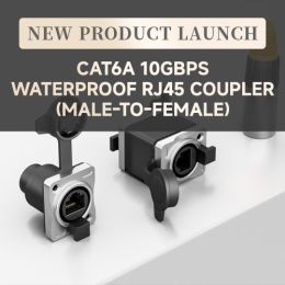 [New Product Recommendation] CAT6A 10 Gigabit Waterproof RJ45 Coupler Male and Female