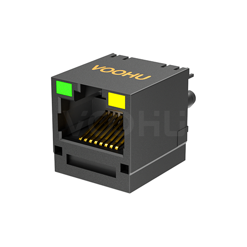 SYT511B002JA2A8D  180&deg;  1*1  Tab Up LED G/Y 10/100BASE  DIP RJ45