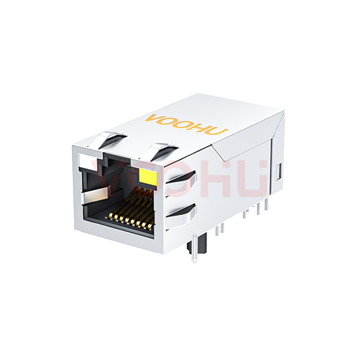 SYT411Q117DF5A1DP  90&deg;  1*1  Tab Up 100/1000BASE POE 350mA LED GO/Y DIP RJ45