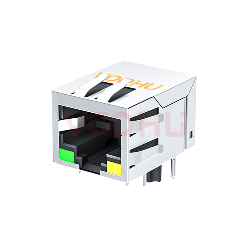 SYT111Q106FC2A1D Network Connector (RJ45/RJ11) perspective view