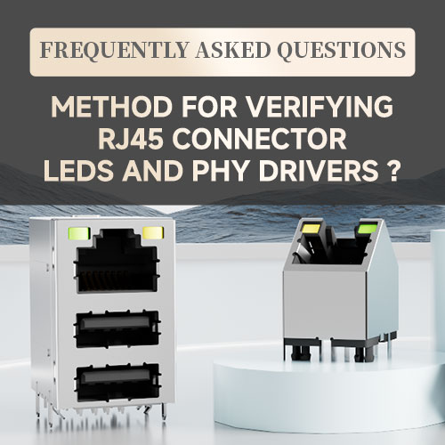 VOOHU Electronics--RJ45 illuminated interface LED lamp position, polarity, VF/IF and PHY driver verification method