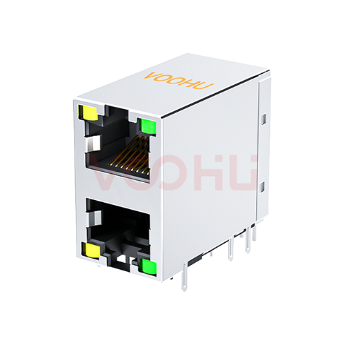 SYT59212188AB1A1DY1F022 Network Connector (RJ45/RJ11) perspective view