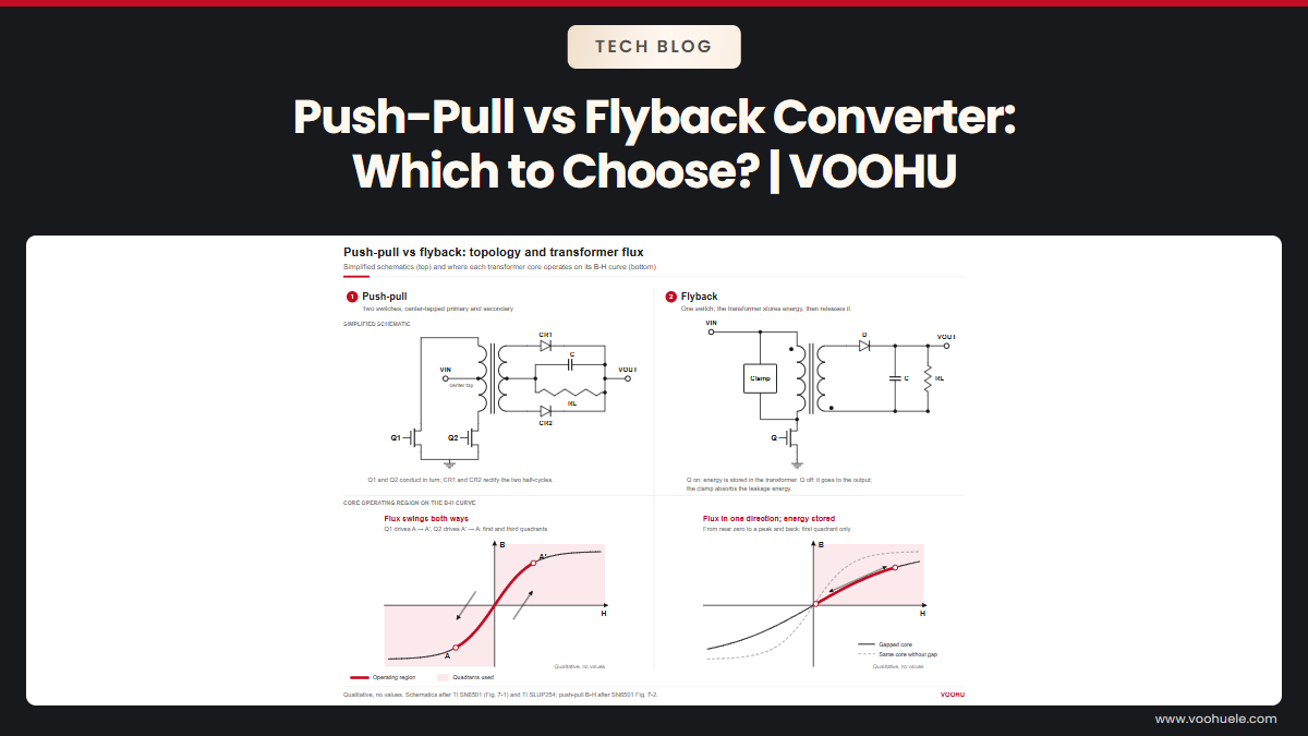 Push-Pull vs Flyback Converter: Which Isolated Topology Should You Choose?