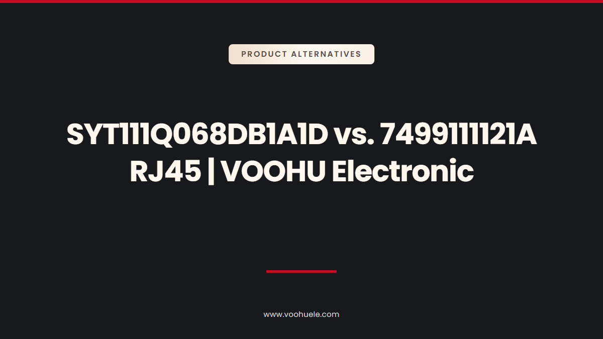 Würth Elektronik 7499111121A Alternative: VOOHU SYT111Q068DB1A1D Comparison