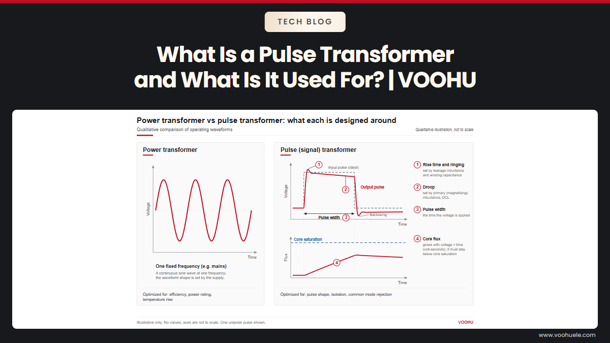 What Is a Pulse Transformer? What It Is Used For and How It Differs from a Power Transformer