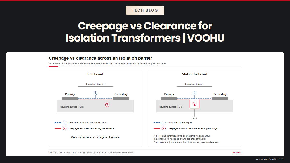Creepage vs Clearance in Transformer Isolation Design