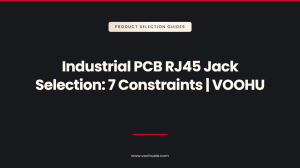 How to Choose an Industrial PCB RJ45 Jack: Seven Constraints That Decide the Part
